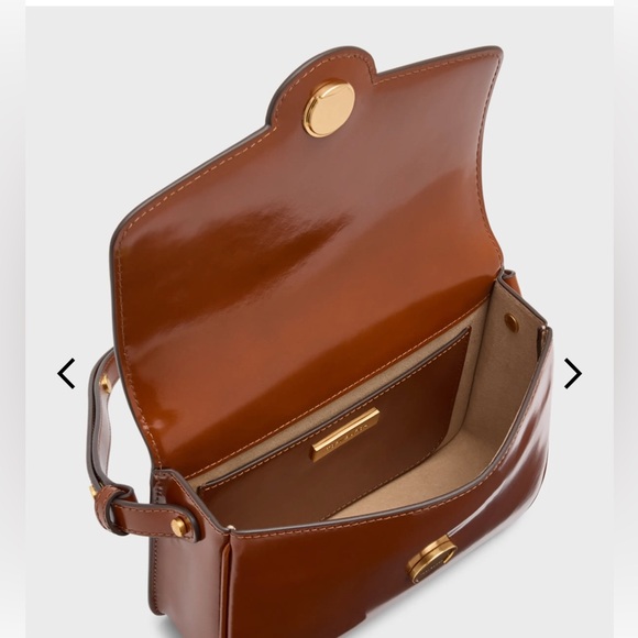 Tory Burch Brown Robinson Shoulder Bag with Convertible Design Dark Sienna NWOT - Picture 9 of 11